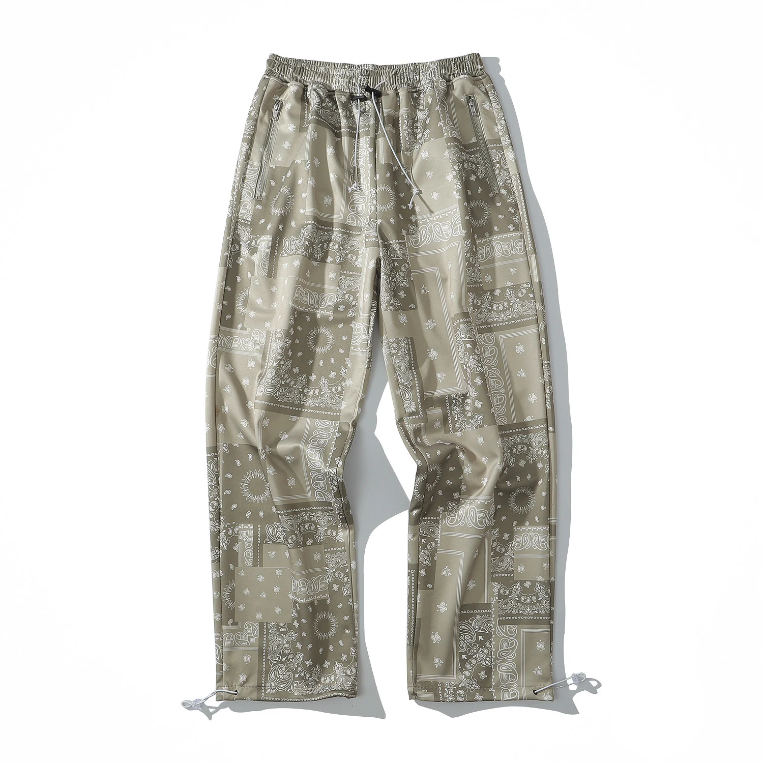 Title 5, Hip Hop Cashew Flower Full Printed Straight Wid...