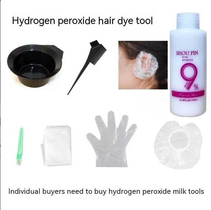 Double Oxygen Milk And Hair Dye Set for vibrant color, shine, and deep nourishment. Provides complete gray hair coverage — photo 2