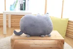 Almofada de gato biscoito, pelúcia de gato alienígena. Gato com cauda grande e design criativo, um presente fofo e perfeito para abraçar. — foto 2