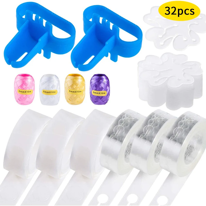 Title 4, Set Plum di Clip per Palloncini 20 Clip, 2 Clip...