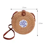 Small round ceramic bag