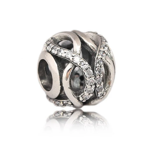 Title 1, S925 perle di bracciale dargento