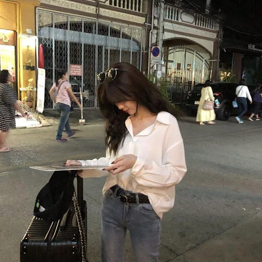 Title 19, Womens White Long Sleeve Chiffon Blouse, profe...