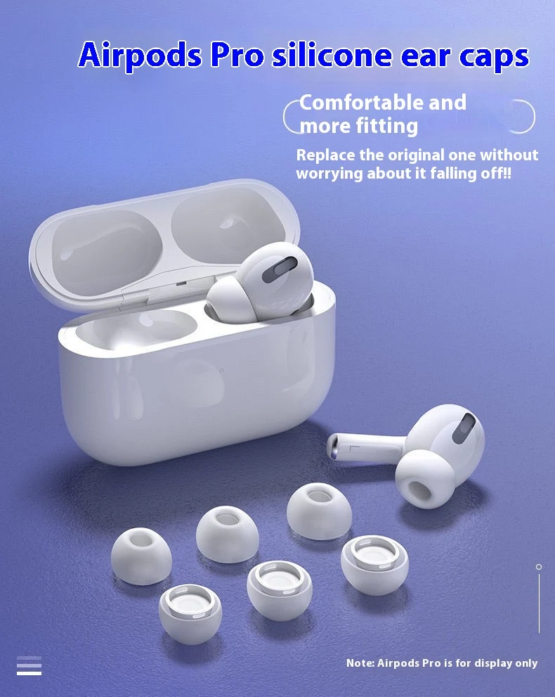 Title 2, Compatible Earphone Silicone Ear Caps Earplugs ...