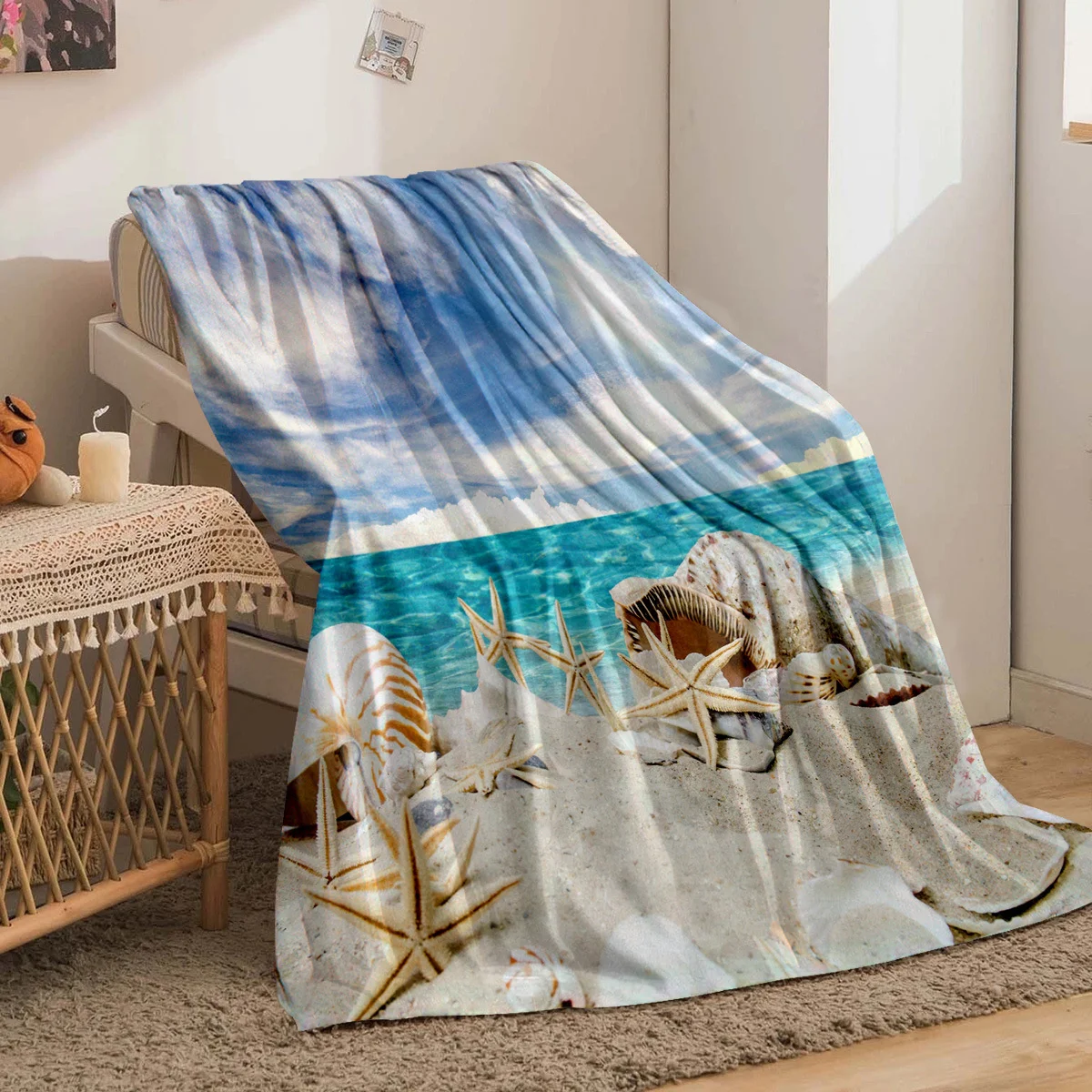 Office nap blanket for students. Single blanket perfect for dorm rooms. Provides warmth and comfort for quick naps and r — photo 8
