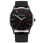 Relógio masculino autorizado Amazon, cross-border, IP plating, mostrador grande, pulseira fosca, calendário, novo relógio de pulso. — foto 10