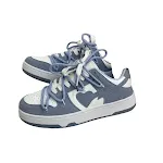 Haze Blue Skateboard Shoes for women, breathable and fashionable. Perfect for students, casual sports, and street style. — photo 2