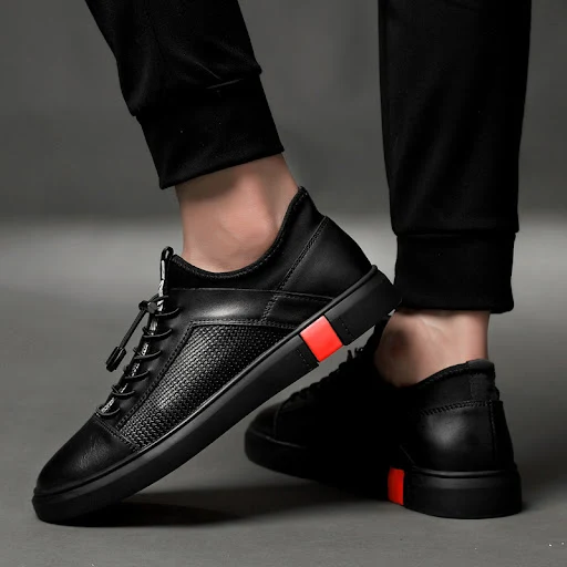 Title 6, Mens Fashion Casual Top Layer Leather Sneakers...