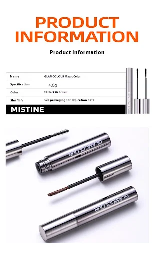 Title 7, GlamColour Three-dimensional Curling Makeup Mas...