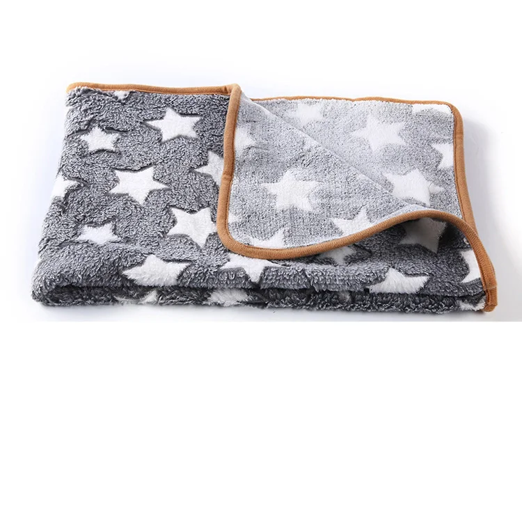 Title 12, Soft And Fluffy Pet Dog Blanket Cute Star Print...