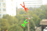 20pc Small Sticky Man Climb On The Wall Children Toys Stick Man Bendy Toy Wall Climbing Man Fun Adhesive Game — photo 10