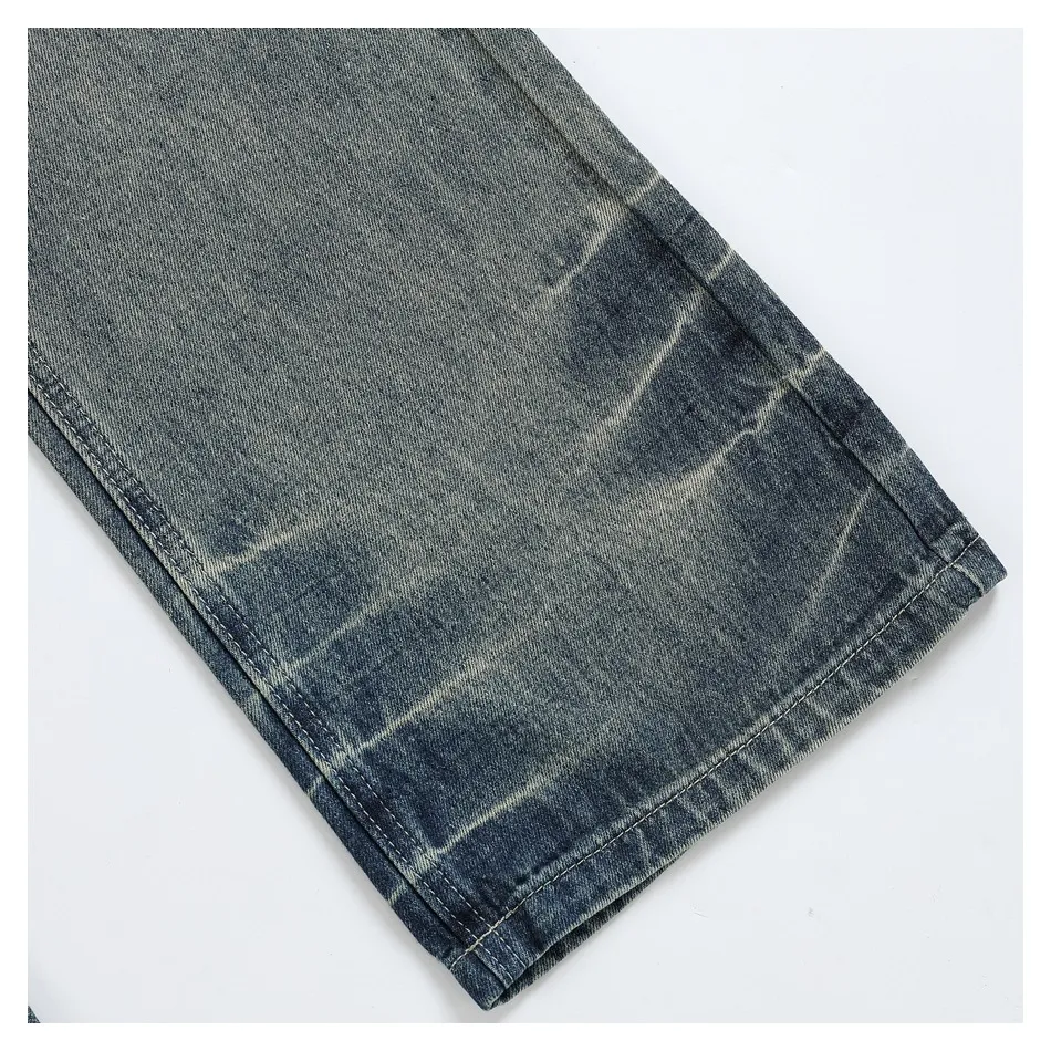 Title 12, Retro Washed Denim Bell-Bottom Pants for Women....