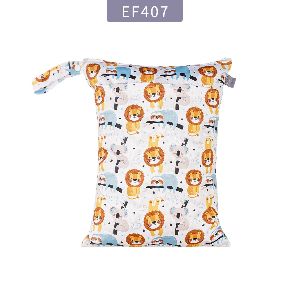 Title 14, Bolsa de fraldas portátil 30x40 com zíper duplo...