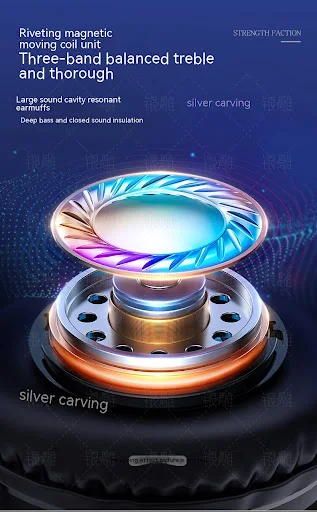 Title 9, Silver Eagle Q7 Head-mounted Computer Earphone ...