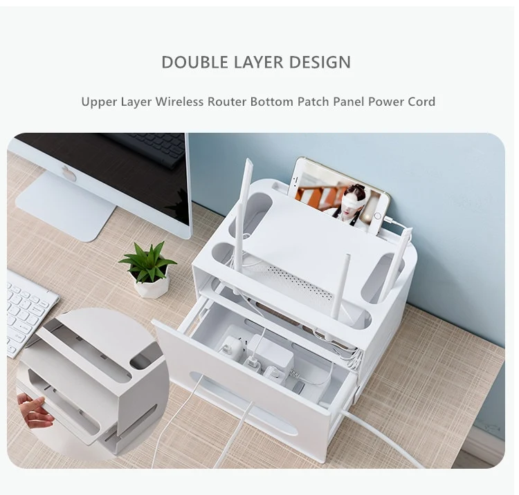 Title 3, Drahtloser Router-Aufbewahrungsbox Schützt Gerä...