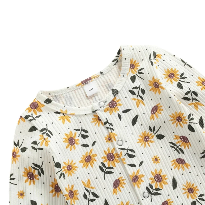 Mono para bebé recién nacido Ropa floral pequeña Rompers. Suave y cómodo, perfecto para la piel sensible. Ideal para uso diario y regalos. — foto 2