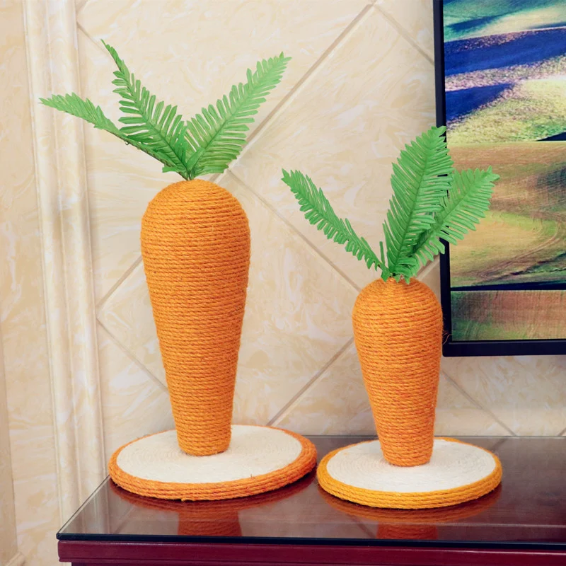 Title 4, Cat Toy Radish Two-color Sisal Simulation Pet S...