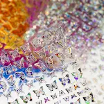 Simulation Thin Butterfly Laser Bronzing Nail Stickers for stunning nail art. Easy application and elegant designs for b — photo 5