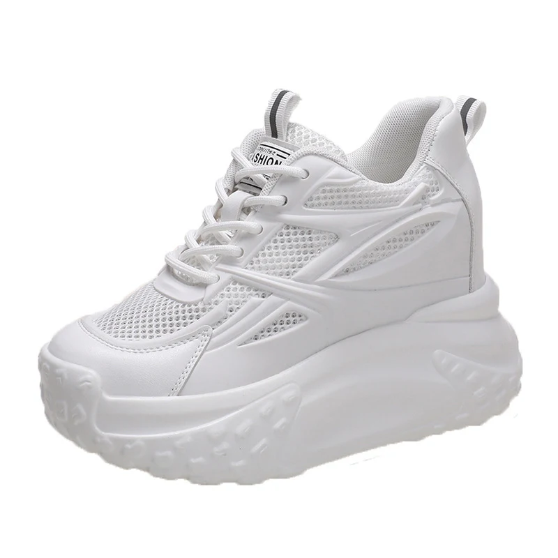 Summer New Fashion Clunky Sneakers Women's Platform Casual Shoes. Step out in style and comfort with these trendy platfo — photo 14