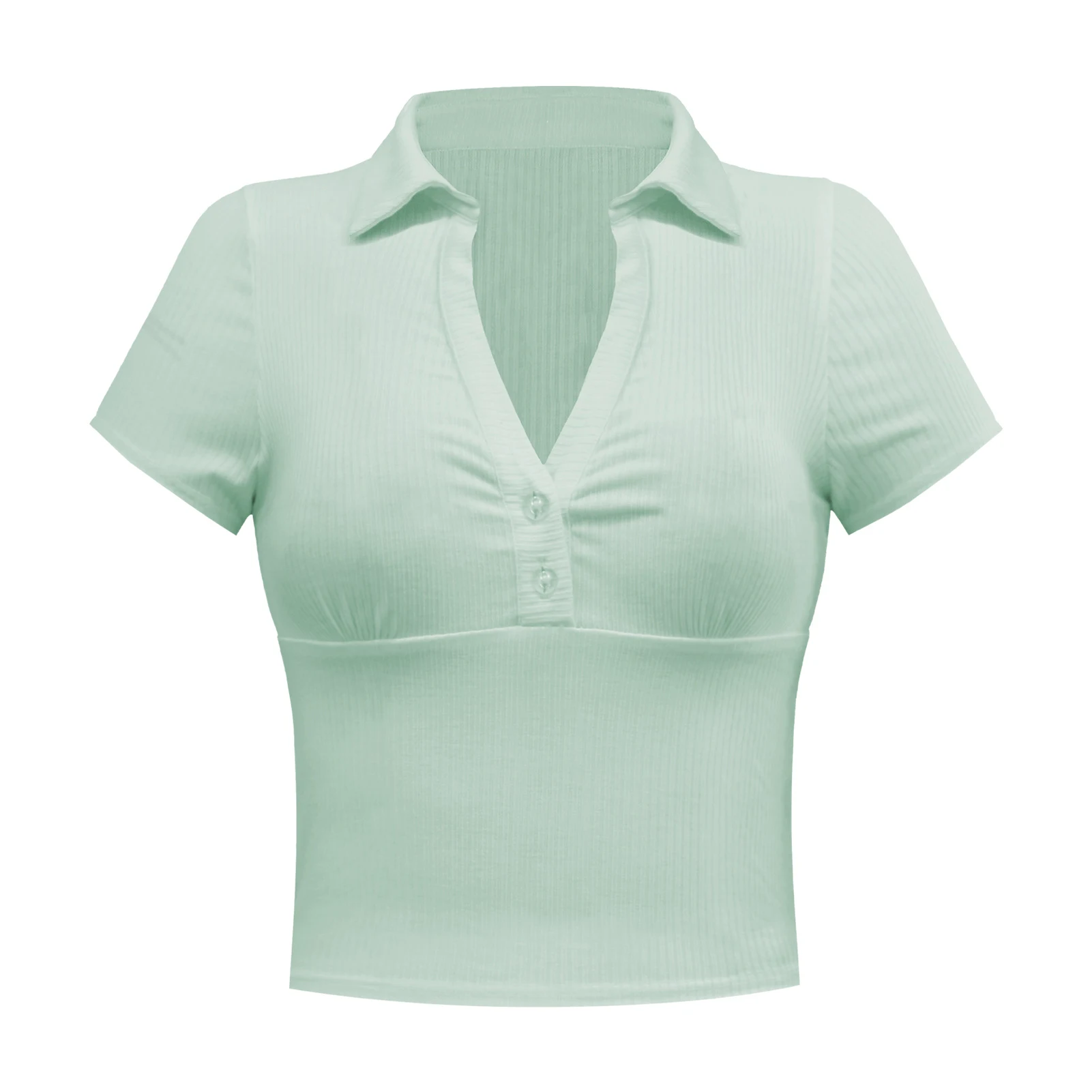 Title 3, Mode zomer dames retro chic tailleoverhemd