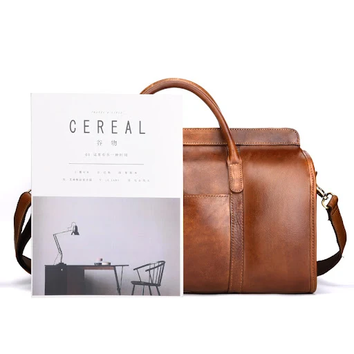 Title 2, Vegetable Tanned Leather Large Capacity Travel ...