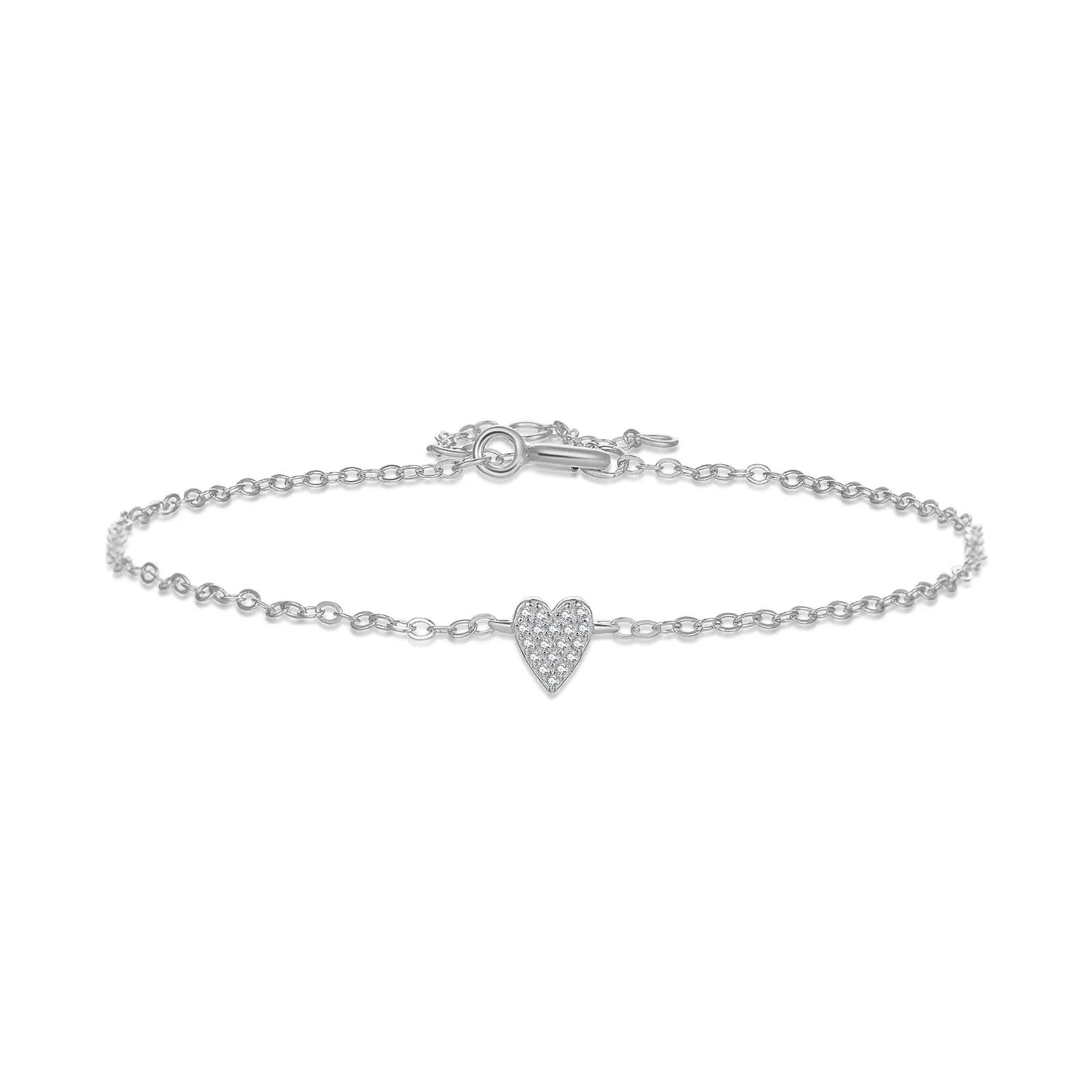 Ornamento Pulseira Coração Prata 925 Retro, charme vintage. Um presente perfeito para uso diário ou ocasiões especiais, com elegância atemporal. — foto 13