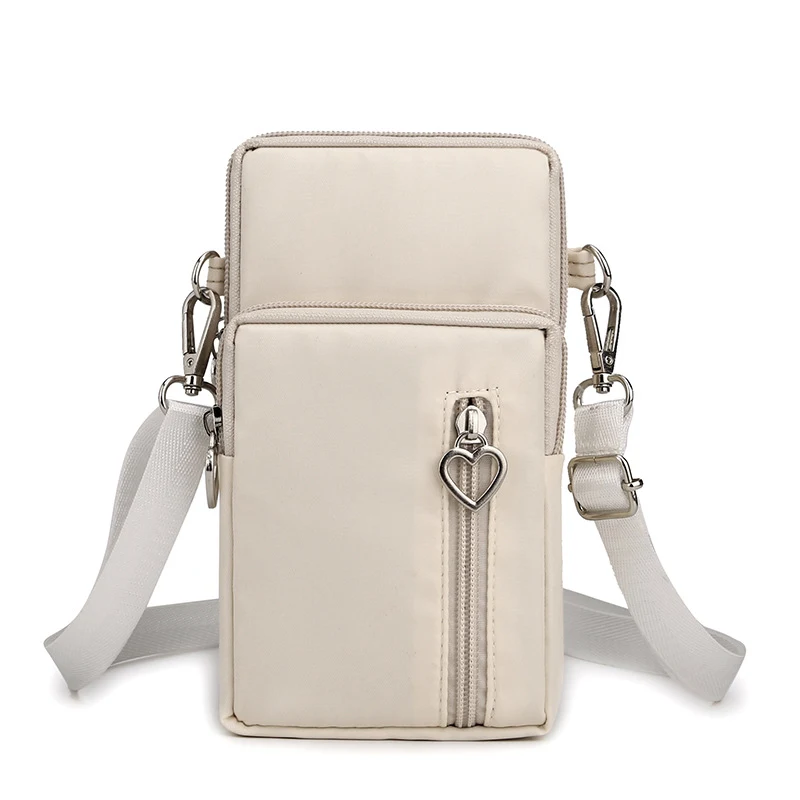 Effen kleur dames mobiele telefoon tas, crossbody schoudertas, arm tas, ideaal voor vrouwen, praktische en stijlvolle manier om je telefoon te dragen. — foto 17
