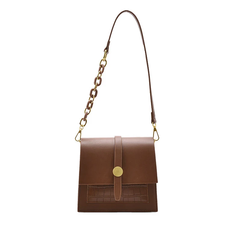 Bolsa feminina nova, estilo ocidental, transversal de ombro, com textura elegante. Leve seus pertences com estilo e praticidade para qualquer ocasião. — foto 2