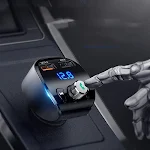Car Charger MP3 Wireless Bluetooth 5.0 Player. Enjoy music, hands-free calls, and fast charging for a safe and connected — photo 4