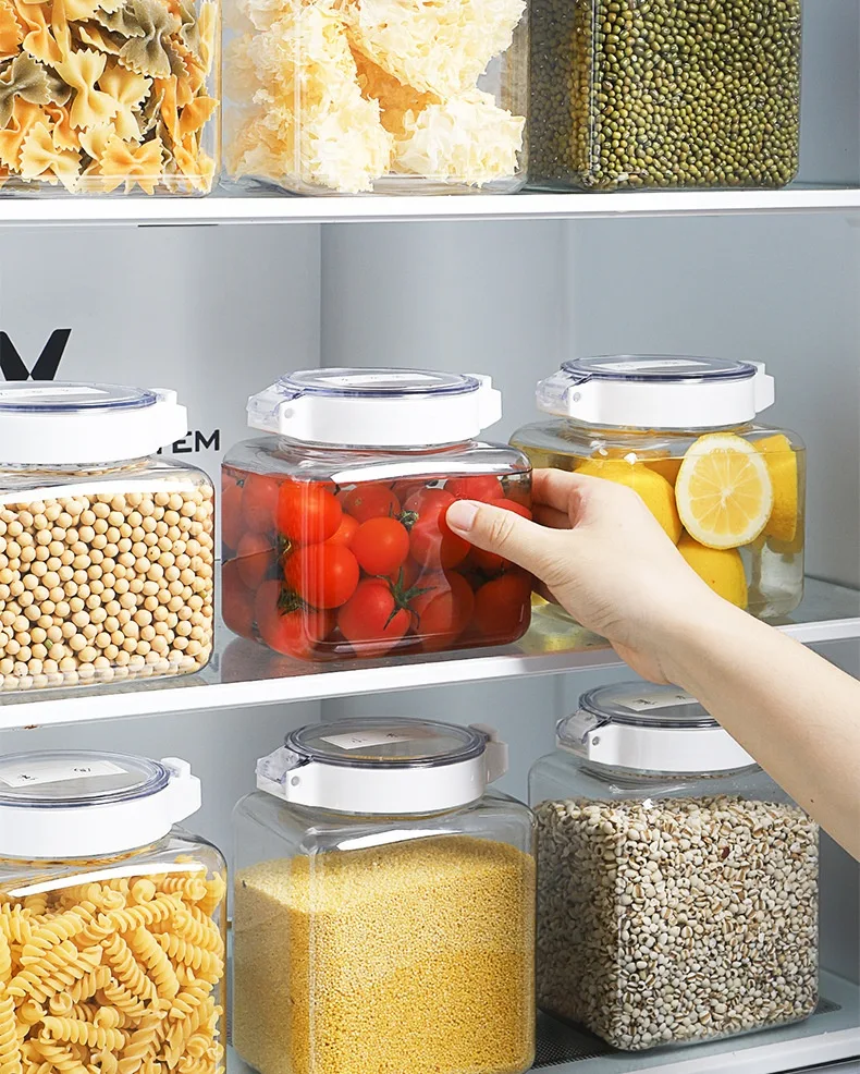 Title 7, Kitchen Transparent Sealed Cans for Cereals, Sp...