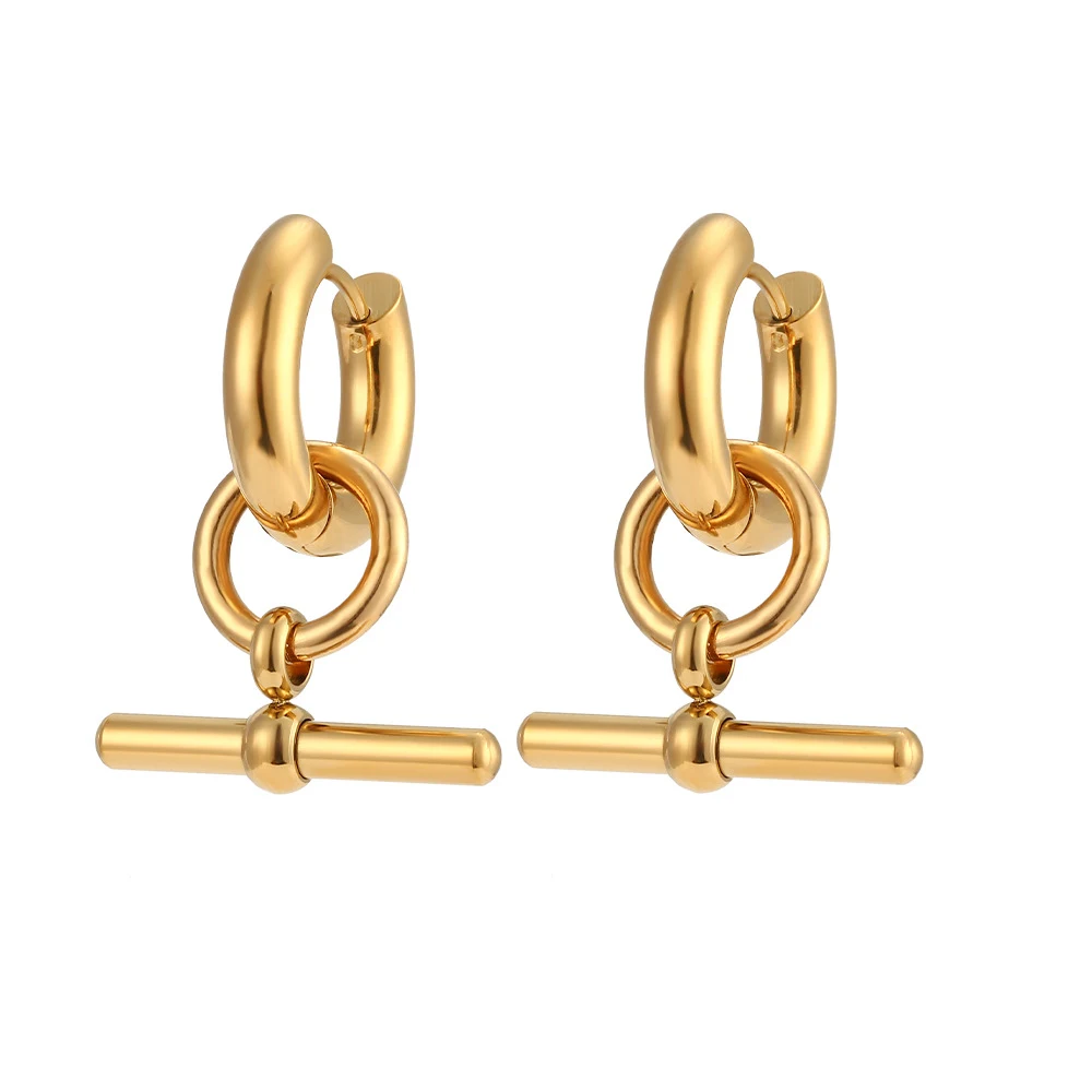 Brincos femininos de moda com personalidade Joias que adicionam estilo e singularidade ao seu visual, perfeitos para realçar sua beleza e expressar você. — foto 6