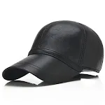 Cappellino da baseball casual leggero in pelle di pecora da uomo, comodo e traspirante, perfetto per uso quotidiano e tempo libero. — foto 1