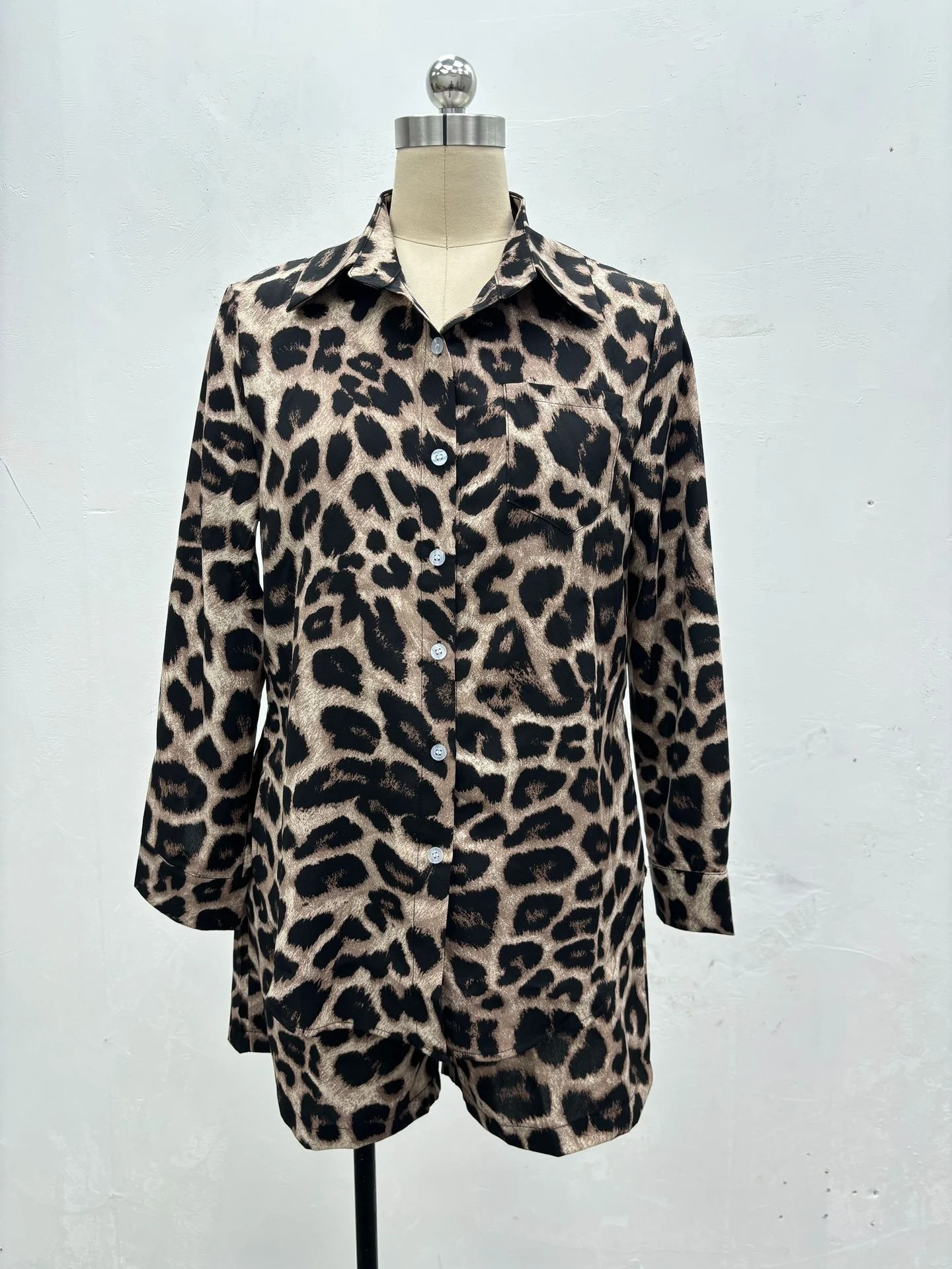 Title 16, Camicia cardigan a maniche lunghe con stampa le...