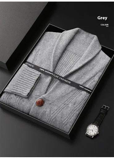 Title 14, Mens Thickened Coat Twisted Collar Button Fash...
