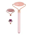Conjunto de massagem facial de três peças com trocador de cabeça magnético sete em um para relaxamento e pele rejuvenescida. — foto 3