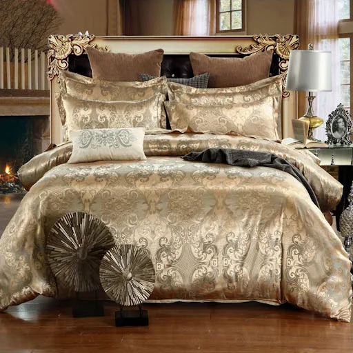 Title 4, Luxurious Jacquard duvet cover set for ultimate...