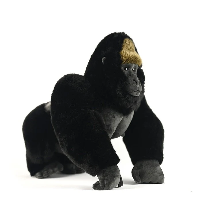 Title 10, Boneco de Pelúcia Toupeira Gorila Prateado. Con...