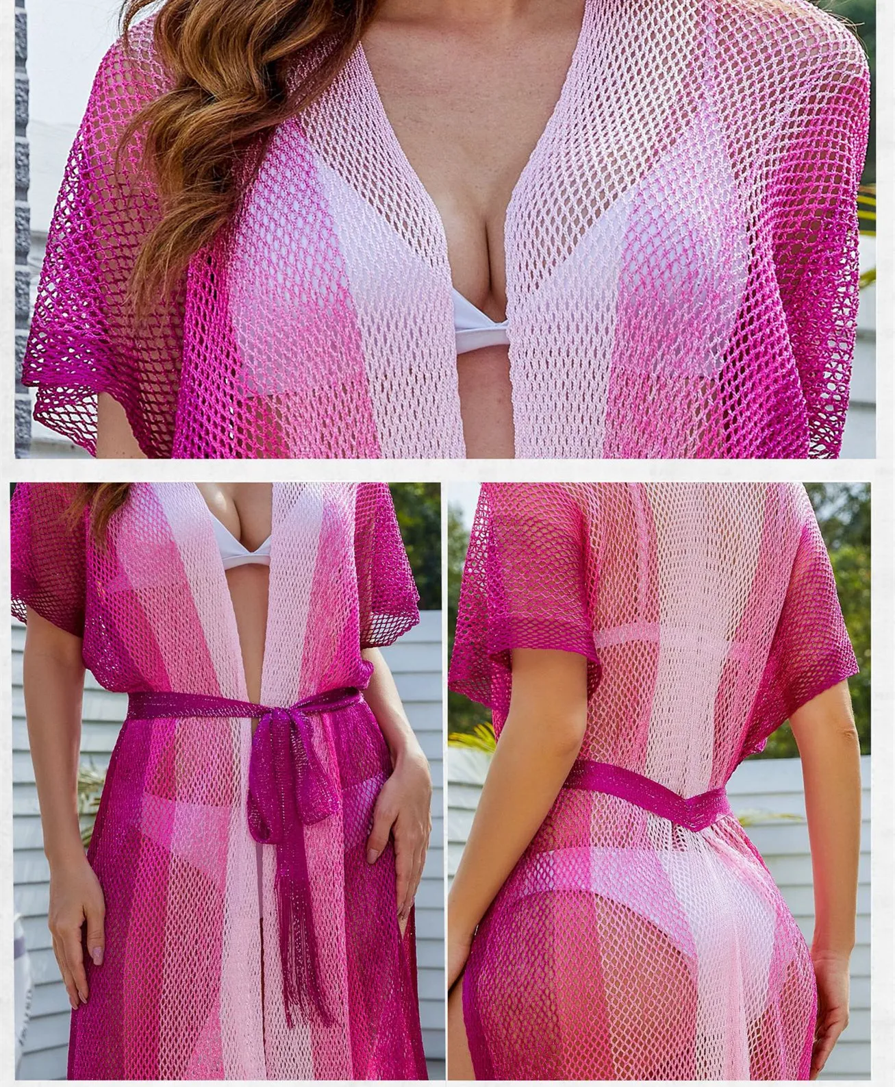 Women's Fashion Simple Beach Cover-up for Sun Protection. Lightweight and stylish summer clothing designed to shield you — photo 9