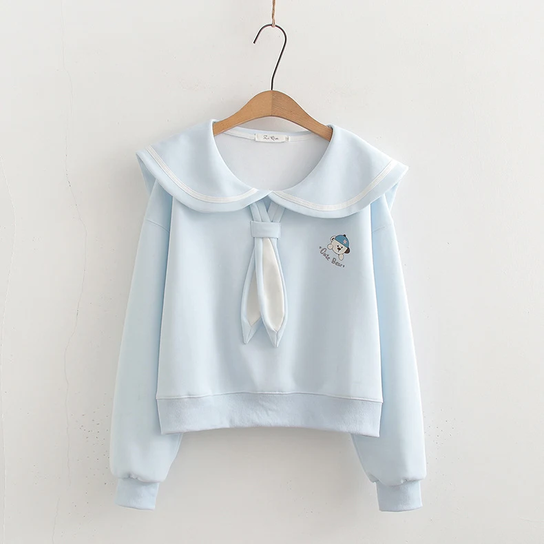 Suéter de gola de marinheiro para mulheres Top estilo preppy Conforto e estilo para um visual charmoso e elegante, perfeito para diversas ocasiões. — foto 5