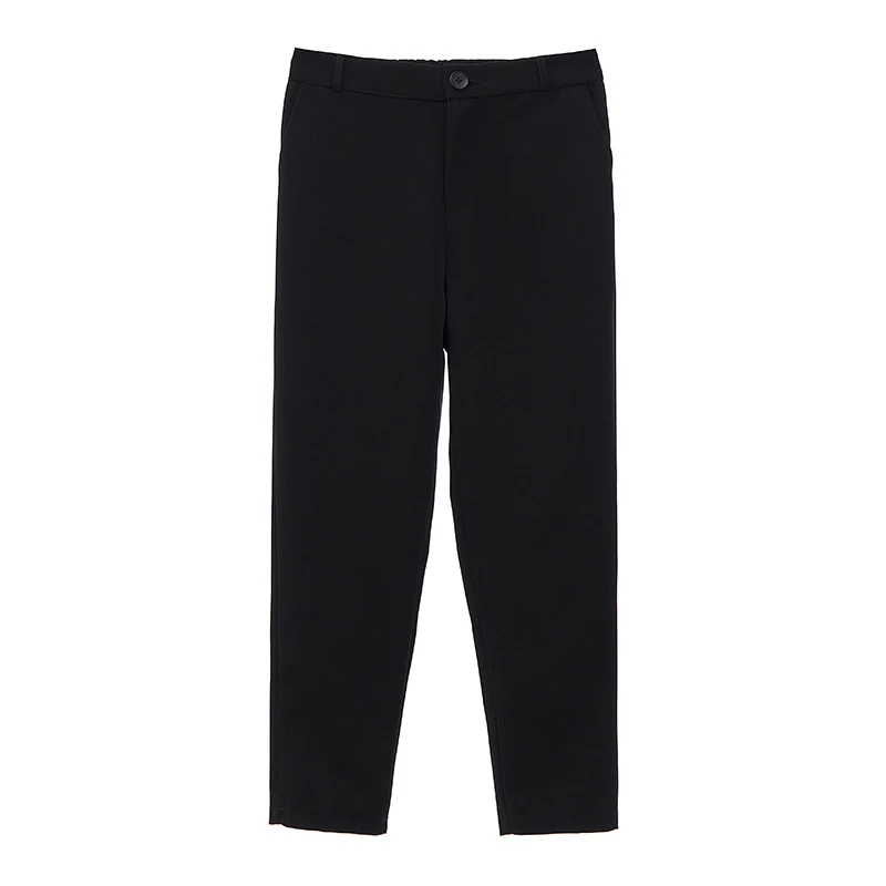 Title 4, Pantaloni donna a vita alta con gamba dritta, c...