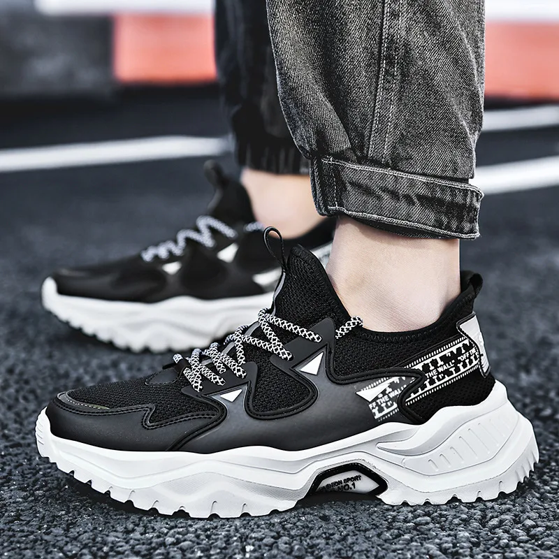 Lightweight Men's Shoes Flying Woven Mesh Shoes Breathable Sneakers offer superior comfort, breathability, and flexibili — photo 6