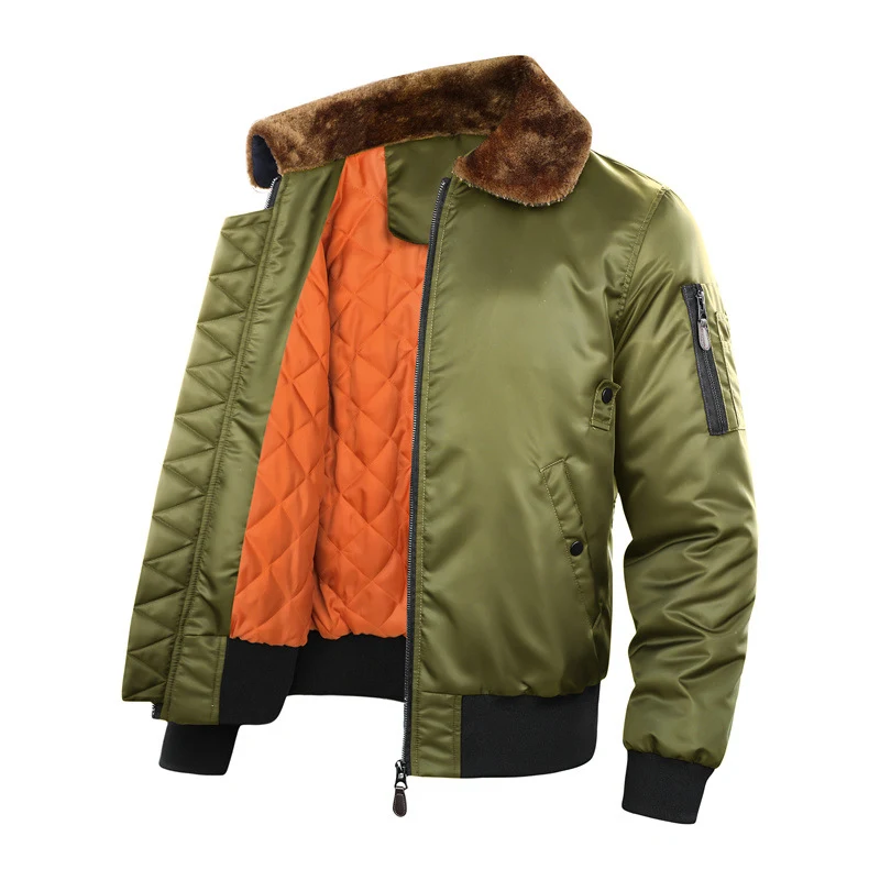 Title 4, Jaqueta Masculina Casual Grossa Estilo Han com ...