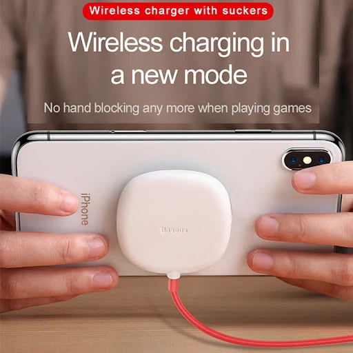 Title 4, Suction cup mobile wireless charger. Secure you...