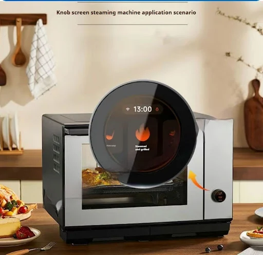 Title 1, Knob Screen Round Display for Small Appliances,...