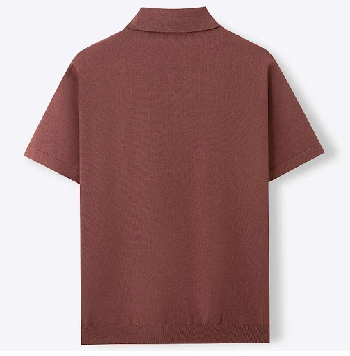 Title 3, Mens Polo Shirt Summer Solid Color Short Sleev...