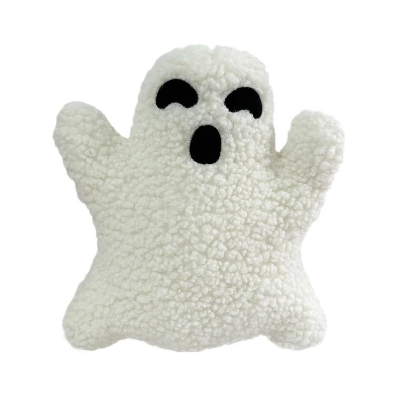 Almofada de fantasma de pelúcia para Halloween, travesseiro decorativo para casa, macio e fofo, perfeito para decoração e abraçar. — foto 2