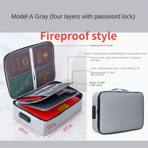 Title 5, Fashion Personality Folding Waterproof Document...