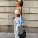 Women's Casual Fashionable Wide Leg Pants Comfortable and Stylish Wide Legs Perfect for Relaxed and Chic Looks Versatile — photo 9