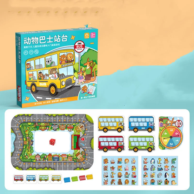 Title 2, Jogos de Mesa Plataforma Animal Bus para Crianç...