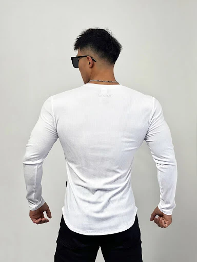 Title 4, Mens Training Solid Stripe Elastic Sports Shir...